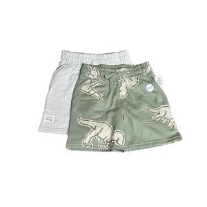 (2) Toddler Boys Shorts Sz 5/ 5T Lot French Terry Shorts Fleece